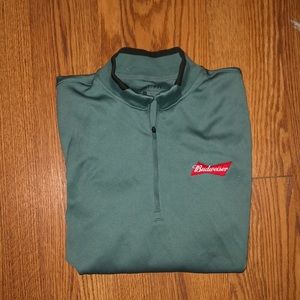 Quarter zip Budweiser jacket
